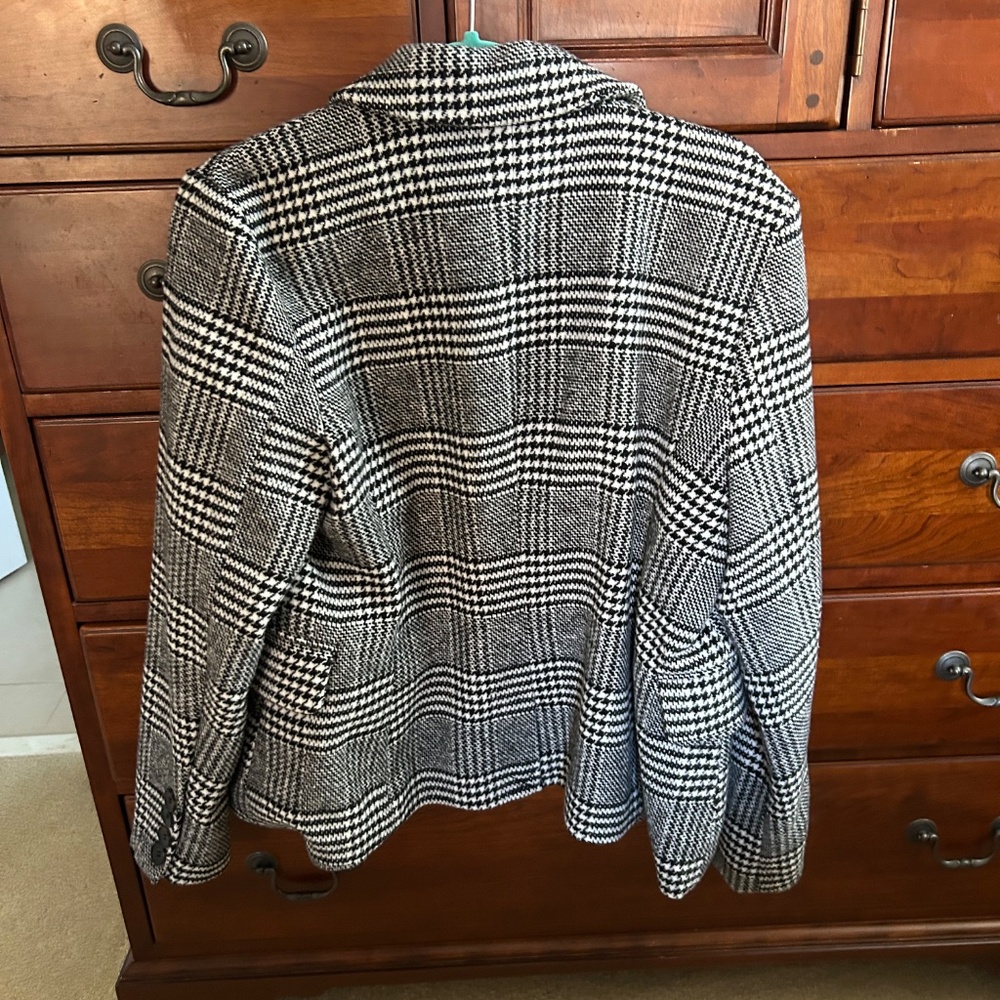 NEW 7FAM houndstooth blazer M/L - Picture 5 of 10